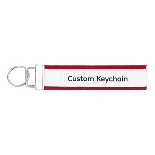 Personalized Custom Name, Photo & Company Logo Wrist Keychain