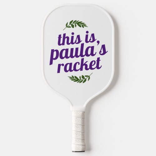 Personalized Custom Name Pickleball Racket