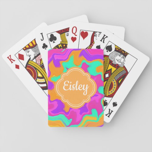 Personalized custom name playing cards for kids