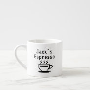 Personalized Custom Name Small Espresso Cup Mug at Zazzle