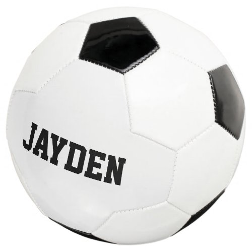 Personalized custom name soccer ball for kids