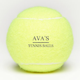 Personalized Custom Name Tennis Balls