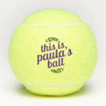 Personalized Custom Name Tennis Balls Personalized Custom Name Tennis Balls