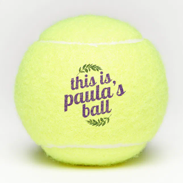Personalized Custom Name Tennis Balls Zazzle
