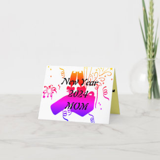 Personalized Custom New Year Greeting Card