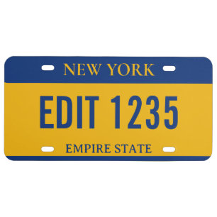 Personalized Custom New York License plate
