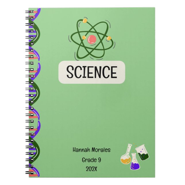 Personalized Custom Notebook for Students  (Front)