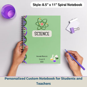 Personalized Custom Notebook for Students