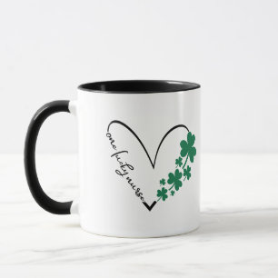 Personalized Custom "One Lucky Nurse" Mug