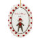 Personalized Custom Ornament Red Sock Monkey