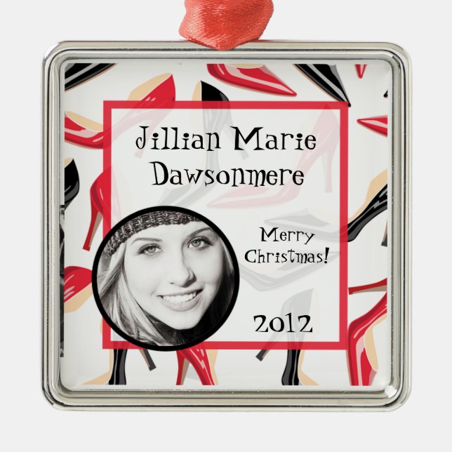 Personalized Custom Ornament Women Shoes High Heel (Front)