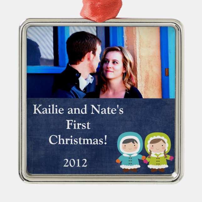 Personalized Custom Ornaments Christmas Kids (Front)
