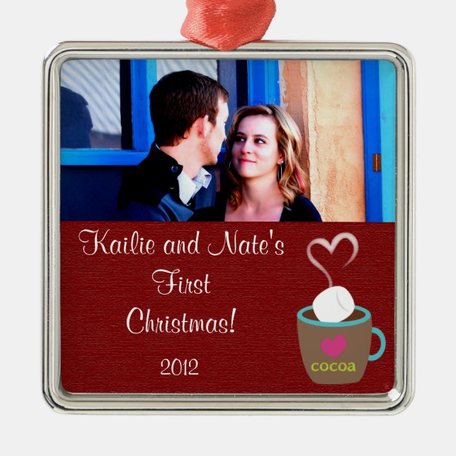 Personalized Custom Ornaments Hot Cup of Coco (Front)