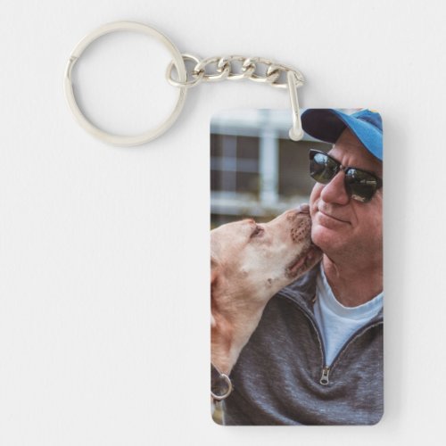 Personalized Custom Pet Dog Photo Create your own  Keychain