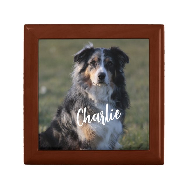 Personalized Custom Pet Dog Photo Gift Gift Box (Front)