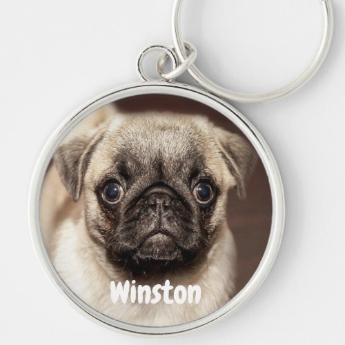 Personalized custom pet photo  air freshener keychain