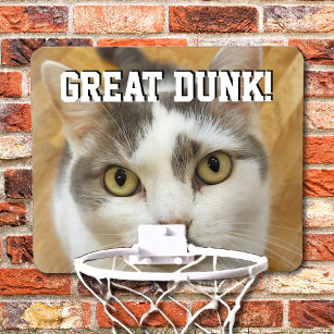 Personalized Custom Pet Photo And Text Mini Basketball Hoop