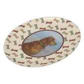 Personalized Custom Pet Photo Dog Bone Personalize Plate (Left Side)