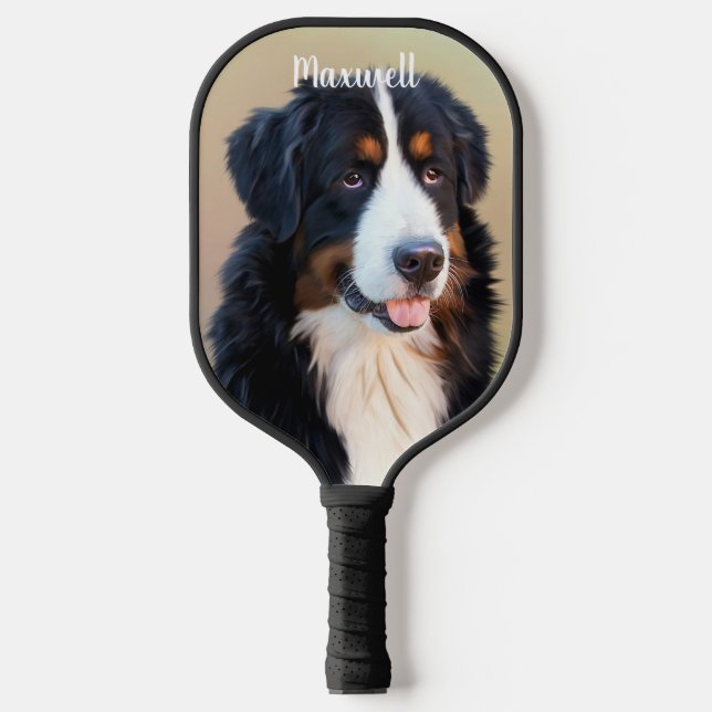 Personalized Custom Pet Photo Dog Owners Pickleball Paddle (Front)
