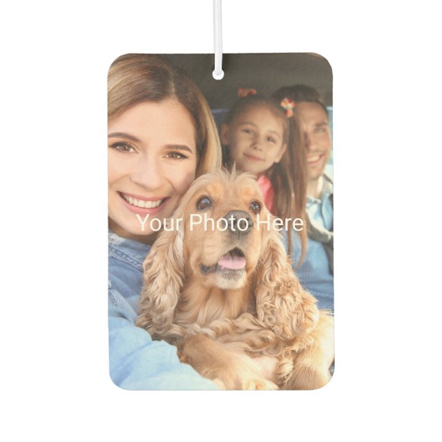Personalized Custom Photo Air Freshener (Front)