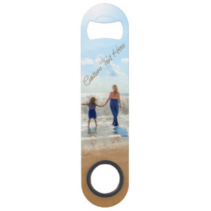 Personalized Custom Photo and Text Bar Key