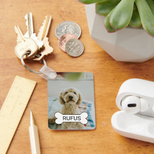 Personalized Custom Photo And Text Keychain