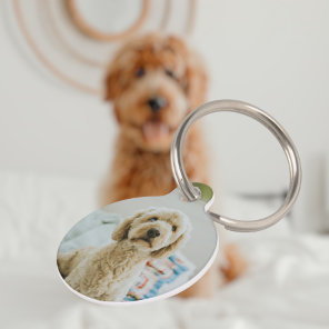 Personalized Custom Photo And Text Pet ID Tag
