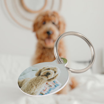 Personalized Custom Photo And Text Pet Id Tag by Ricaso at Zazzle