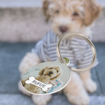 Personalized Custom Photo And Text  Pet ID Tag<br><div class="desc">Add your own photo and text Personalized DIY customizable dog tag from Ricaso - featuring a bone detail</div>