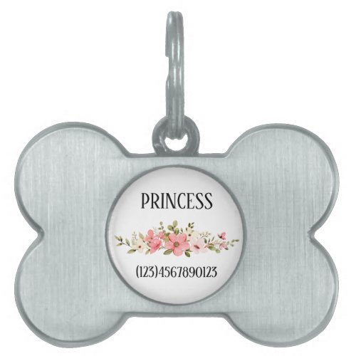 Personalized Custom Photo And Text Pet Tag