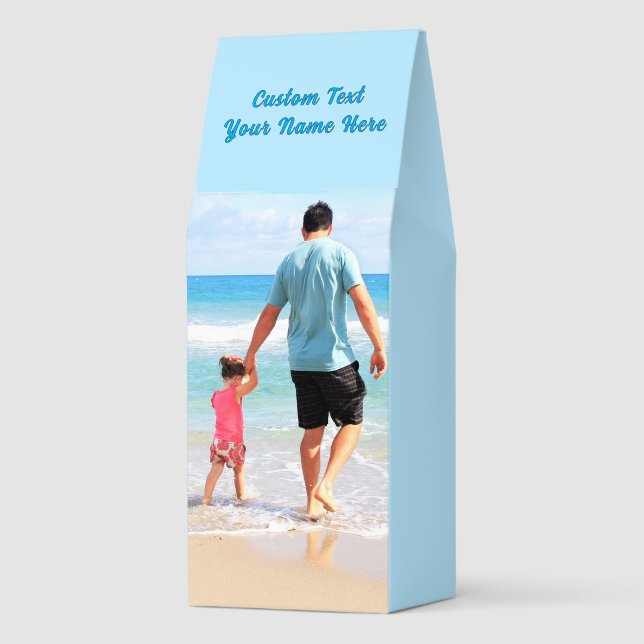 Personalized Custom Photo and Text Roasted Coffee (Back)