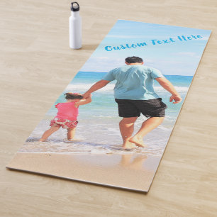 Personalized Custom Photo and Text Yoga Mat