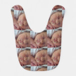 Personalized custom photo baby bib