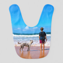 Personalized Custom Photo Baby Bib Your Photos