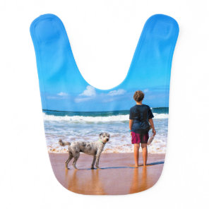 Personalized Custom Photo Baby Bib Your Photos