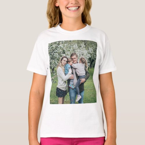 Personalized Custom Photo Best Dad Ever T_Shirt