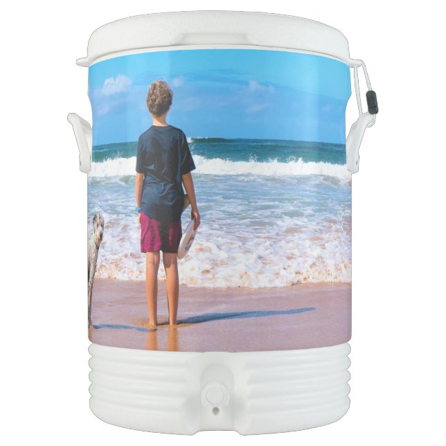 Personalized Custom Photo Beverage Cooler (Front)