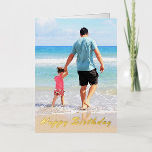 Personalized Custom Photo Birthday Card