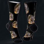 Personalized Custom Photo Blob - Husky Dog Face Socks<br><div class="desc">Show off your furry friend in style with these customizable socks, where you can add your pet’s face to create a unique and personal accessory! Whether it's your loyal dog, adorable cat, or any beloved pet, these socks allow you to carry them with you wherever you go. The design features...</div>