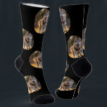 Personalized Custom Photo Blob - Husky Dog Face Socks<br><div class="desc">Show off your furry friend in style with these customizable socks, where you can add your pet’s face to create a unique and personal accessory! Whether it's your loyal dog, adorable cat, or any beloved pet, these socks allow you to carry them with you wherever you go. The design features...</div>