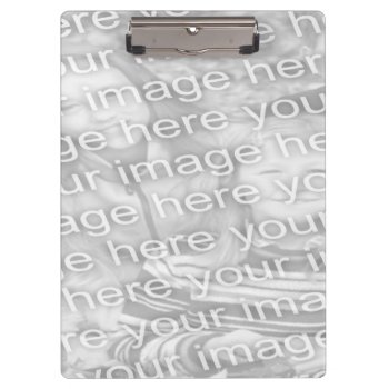 Personalized Custom Photo Clipboard by stripedhope at Zazzle