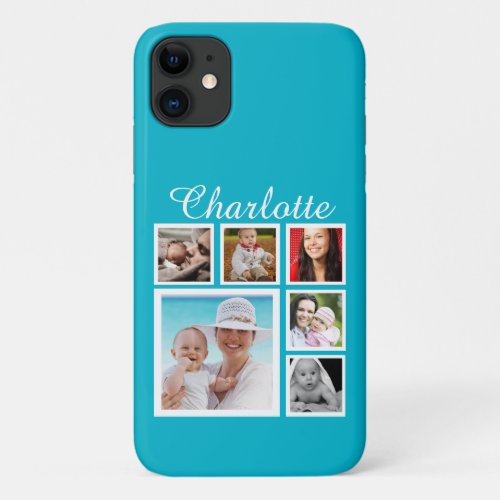 Personalized Custom Photo Collage Customizable iPhone 11 Case