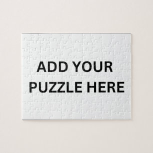 Personalized Custom Photo Collage Modern Jigsaw Puzzle
