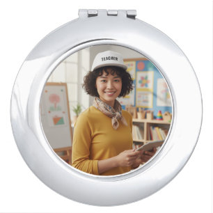 Personalized Custom Photo Compact Mirror for Gifts