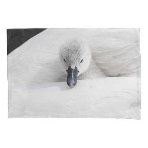 Personalized Custom photo Cygnet Swan pillowcase Pillow Case