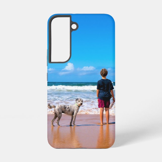 Personalized Custom Photo Design Your Pet Photos Samsung Galaxy Case (Back)