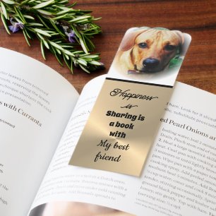 Personalized Custom Photo Dog Bookmark