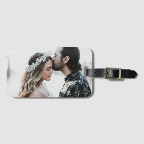 Personalized Custom Photo Double Sided  Luggage Tag