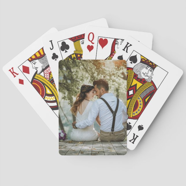 Personalized Custom Photo Double Sided  Poker Cards (Back)