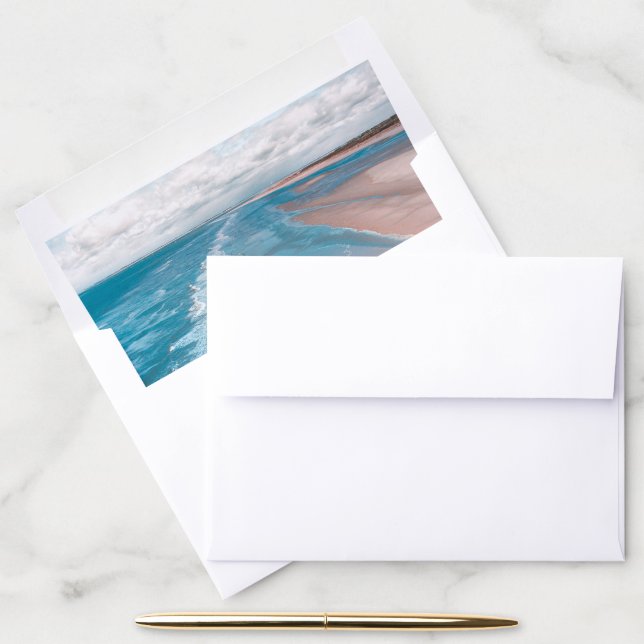 Personalized Custom Photo Envelope Liner (Desk)
